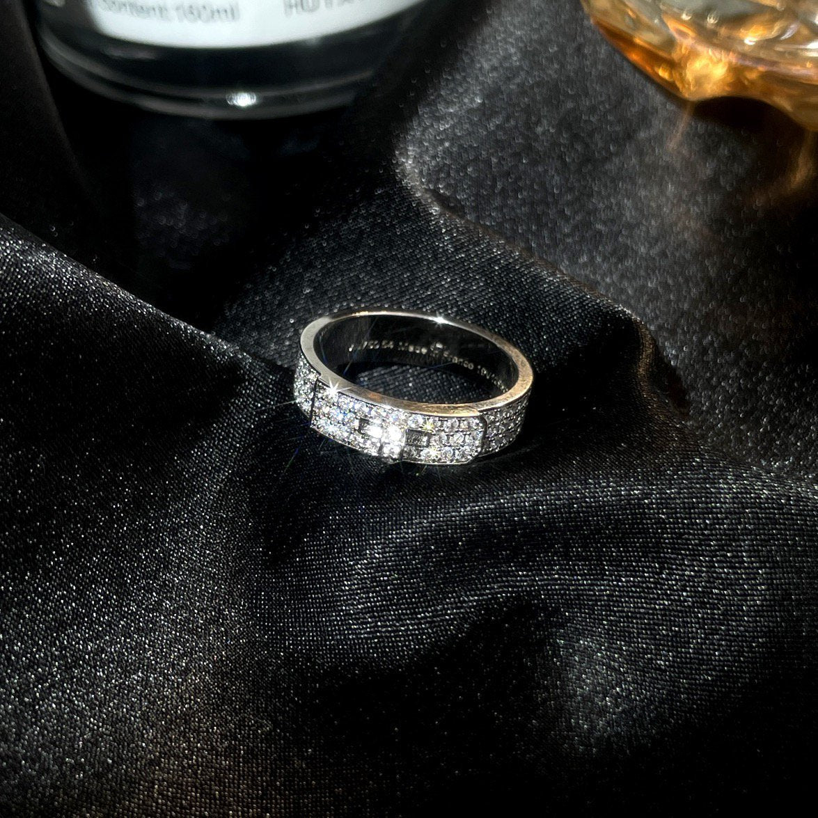 [KELA]KELLY SILVER DIAMOND RING