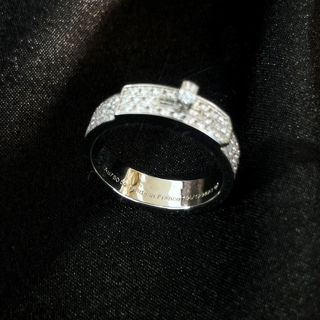 [KELA]KELLY SILVER DIAMOND RING
