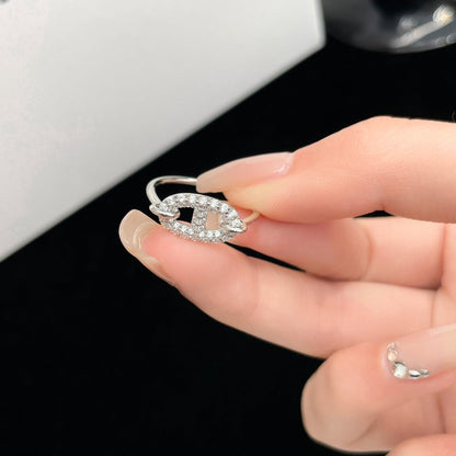 [KELA]RONDE SMALL SILVER DIAMOND RING