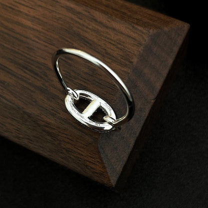 [KELA]RONDE SMALL SILVER DIAMOND RING