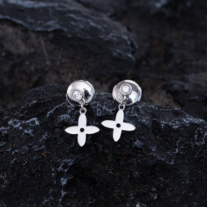 [KELA]VIDYLLE SILVER DIAMOND MINI DROP EARRINGS