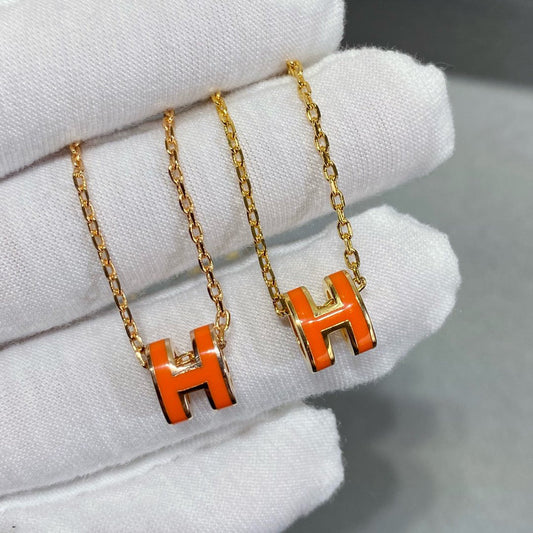 [KELA]MINI POP H NECKLACE