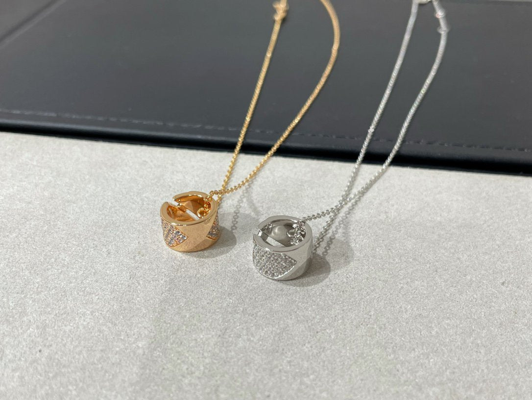 [KELA]LIENS EVIDENCE DIAMOND PAVED NECKLACE