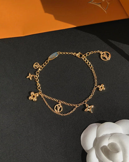 [KELA]BLOOMING ROSE GOLD MOP BRACELET