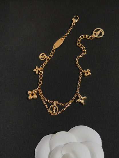 [KELA]BLOOMING ROSE GOLD MOP BRACELET