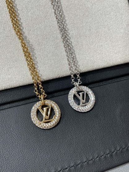 [KELA]BY NIGHT DIAMOND PAVED NECKLACE