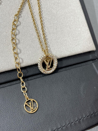 [KELA]BY NIGHT DIAMOND PAVED NECKLACE