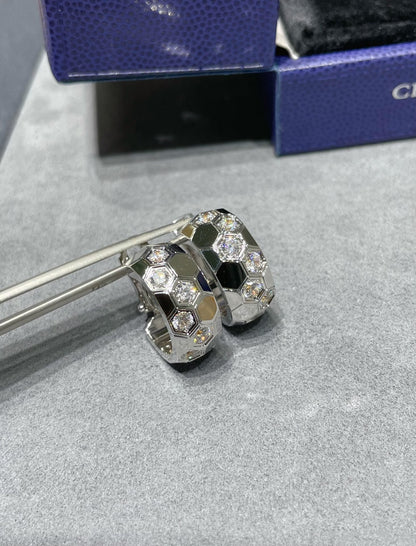 [KELA]BEE LOVE DIAMOND HOOP EARRINGS