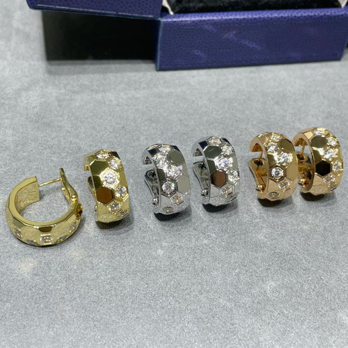 [KELA]BEE LOVE DIAMOND HOOP EARRINGS