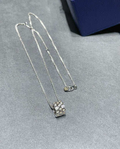 [KELA]BEE LOVE DIAMOND PAVED 3 ROW NECKLACE