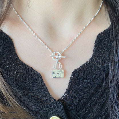 [KELA]CONSTANCE PEDANT SILVER NECKLACE