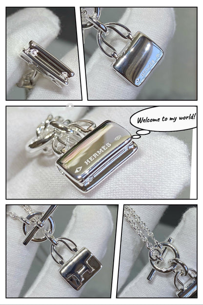 [KELA]CONSTANCE PEDANT SILVER NECKLACE
