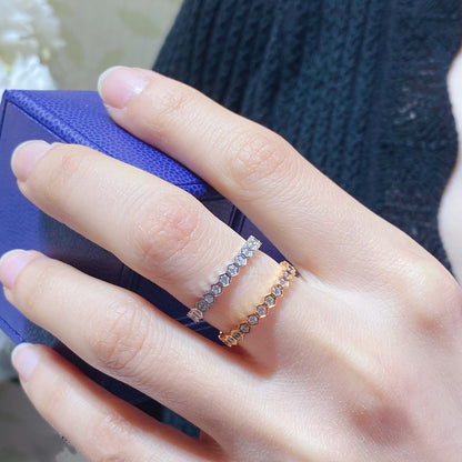 [KELA]BEE LOVE DIAMOND PAVED SMALL RING
