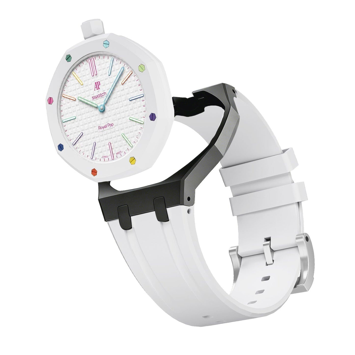 [KELA]Royal Oak Pop Exclusive Bioceramic Case & Silicone Strap Mix Color