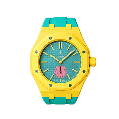 [KELA]Royal Oak Pop Exclusive Bioceramic Case & Silicone Strap Mix Color