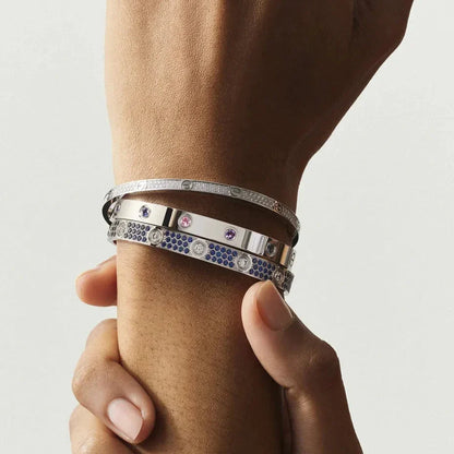 [KELA]CLASSIC 6.1MM LOVE BRACELET 10-DIAMOND MULTICOLOR
