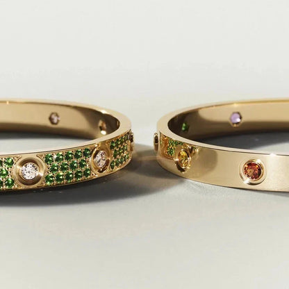 [KELA]CLASSIC 6.1MM LOVE BRACELET 10-DIAMOND MULTICOLOR