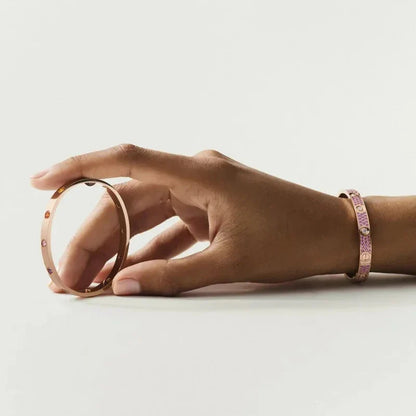 [KELA]CLASSIC 6.1MM LOVE BRACELET 10-DIAMOND MULTICOLOR