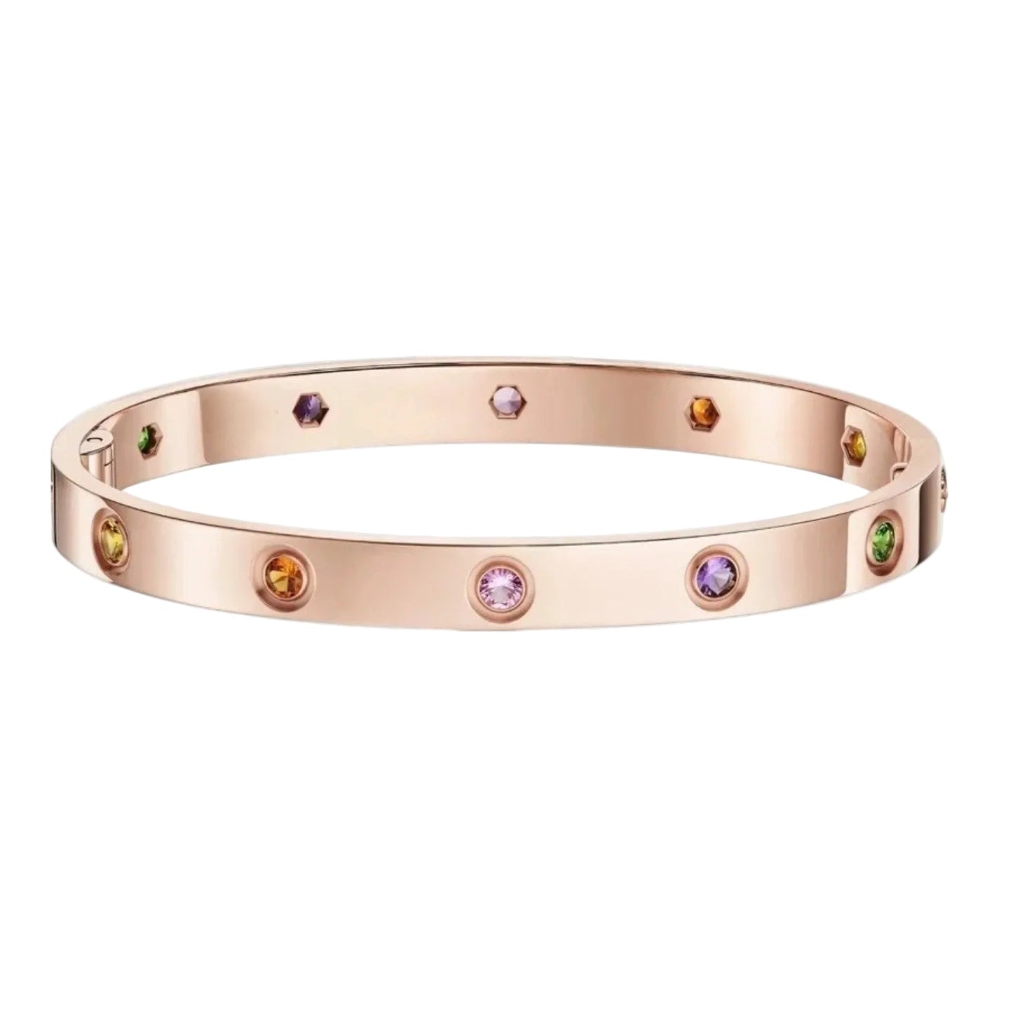 [KELA]CLASSIC 6.1MM LOVE BRACELET 10-DIAMOND MULTICOLOR