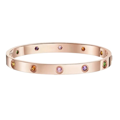 [KELA]CLASSIC 6.1MM LOVE BRACELET 10-DIAMOND MULTICOLOR