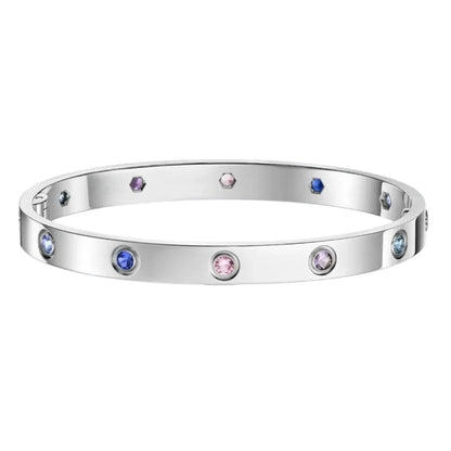 [KELA]CLASSIC 6.1MM LOVE BRACELET 10-DIAMOND MULTICOLOR