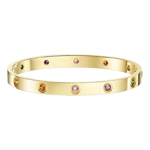 [KELA]CLASSIC 6.1MM LOVE BRACELET 10-DIAMOND MULTICOLOR