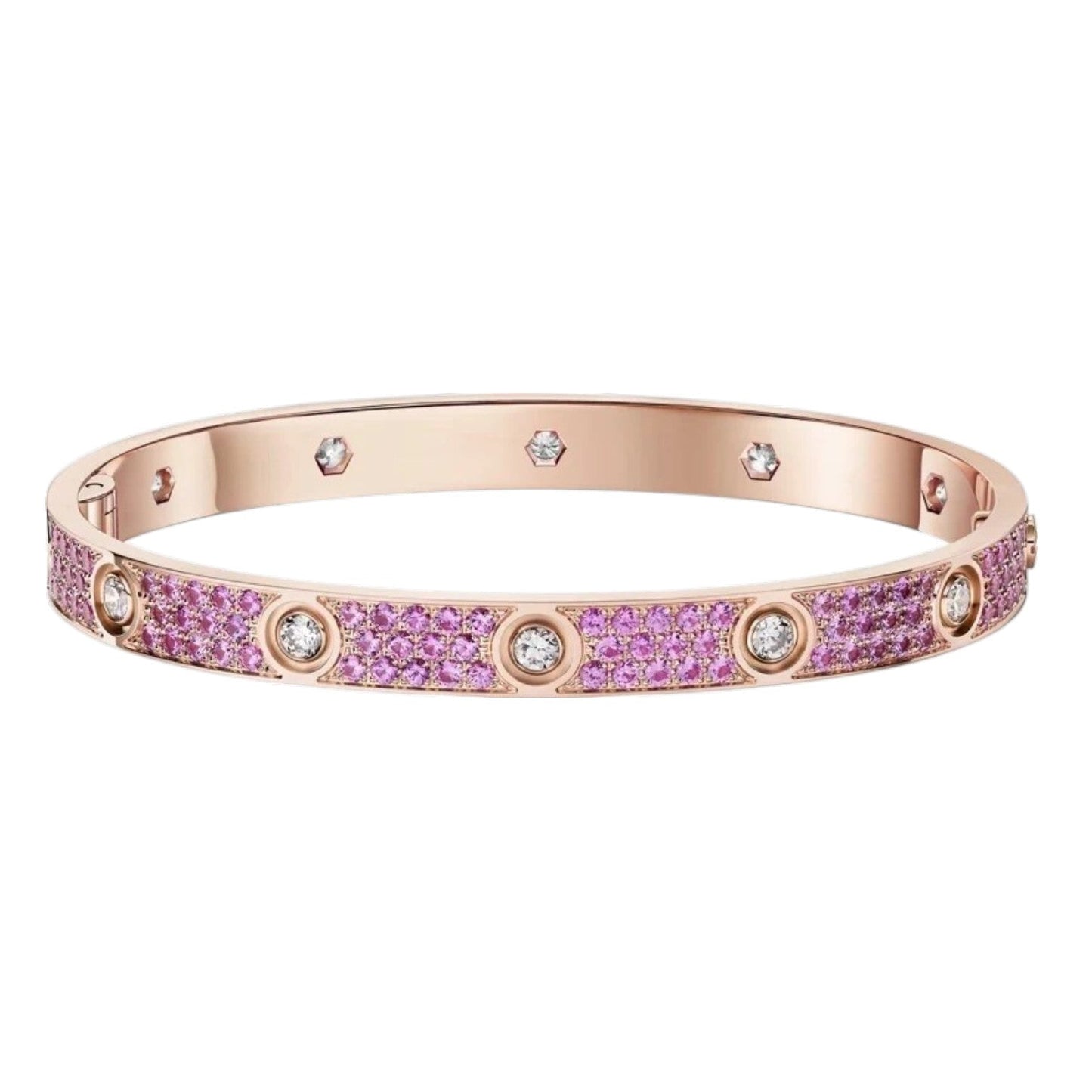 [KELA]CLASSIC 6.1MM LOVE BRACELET 10-DIAMOND FULL PAVÉ