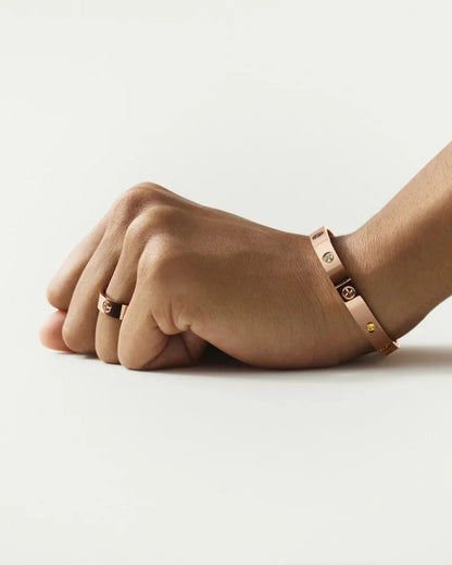 [KELA]CLASSIC 6.1MM LOVE BRACELET 10-DIAMOND FULL PAVÉ