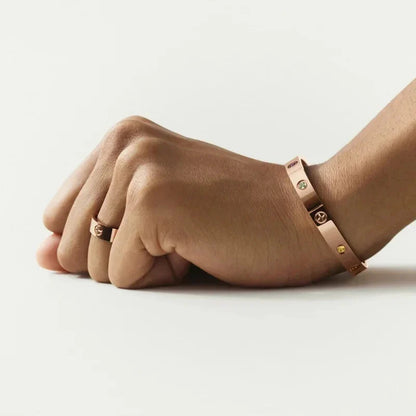 [KELA]CLASSIC 6.1MM LOVE BRACELET 10-DIAMOND MULTICOLOR