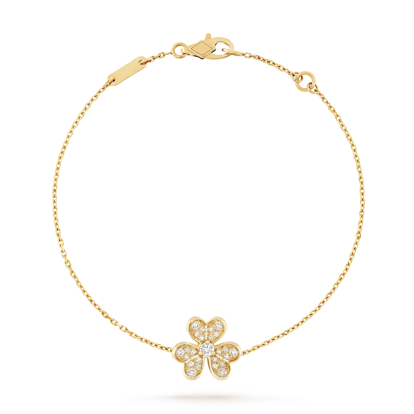 [KELA]LUMINOUS BLOSSOM SINGLE-MOTIF CHARM BRACELET