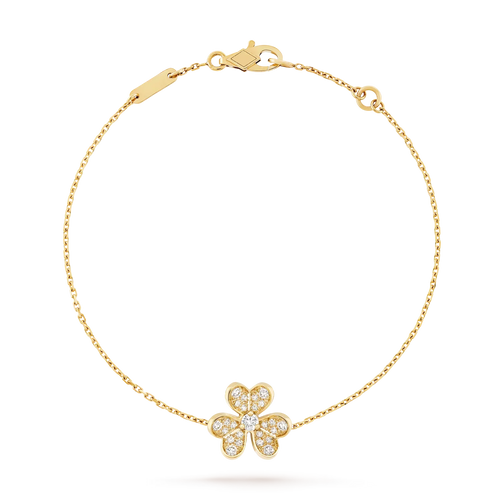 [KELA]LUMINOUS BLOSSOM SINGLE-MOTIF CHARM BRACELET
