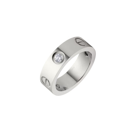 [KELA]LOVE 5.5MM 3 DIAMONDS RING