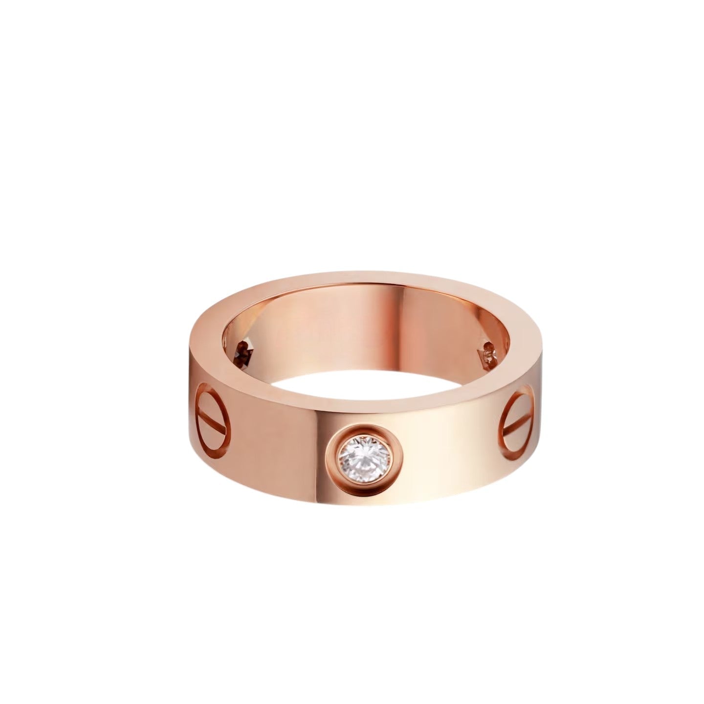 [KELA]LOVE 5.5MM 3 DIAMONDS RING