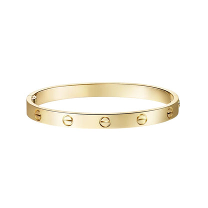 [KELA]CLASSIC 6.1MM LOVE SINGLE-SCREW CLOSURE BANGLE