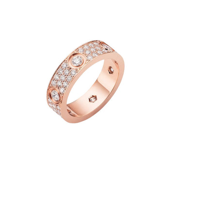 [KELA]LOVE 5.5MM FULL-PAVÉ 6-DIAMOND RING