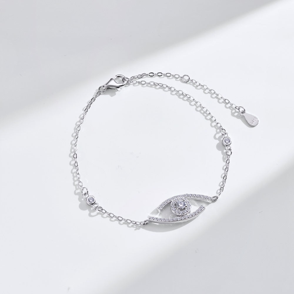 [KELA]LUCKY EYE PAVÉ-SET DIAMOND BRACELET