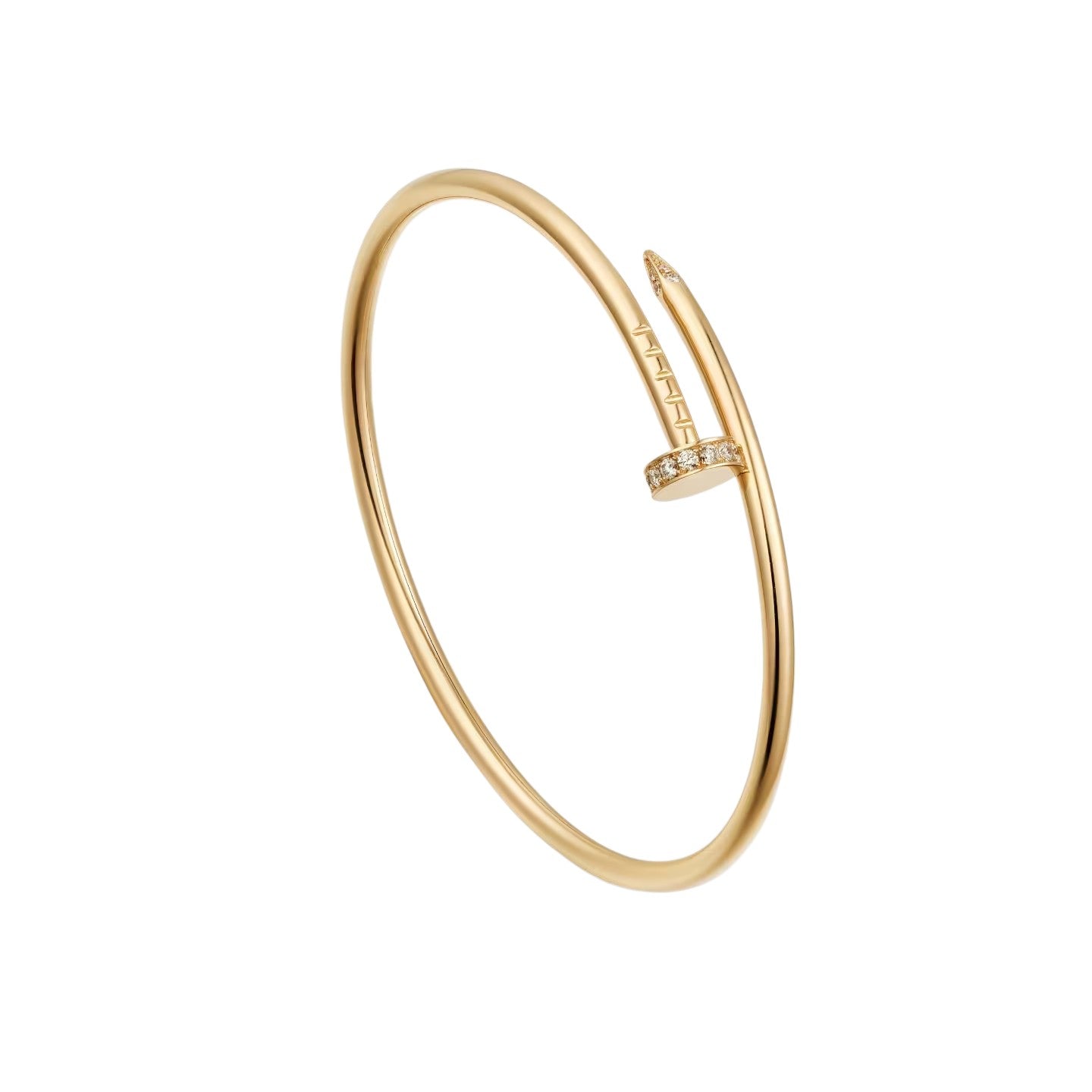 [KELA]JUSTE UN CLOU 2.5MM SMALL MODEL DIAMOND BANGLE