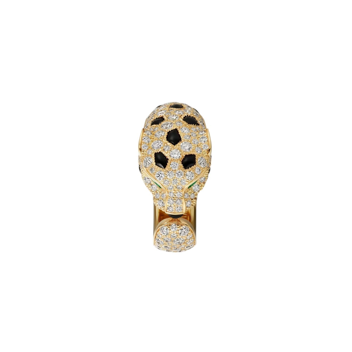 [KELA]PANTHÈRE DE DIAMOND HALF-PAVÉ MEDIUM RING