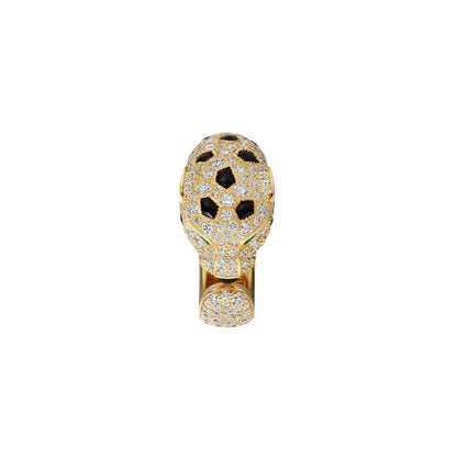 [KELA]PANTHÈRE DE DIAMOND HALF-PAVÉ MEDIUM RING