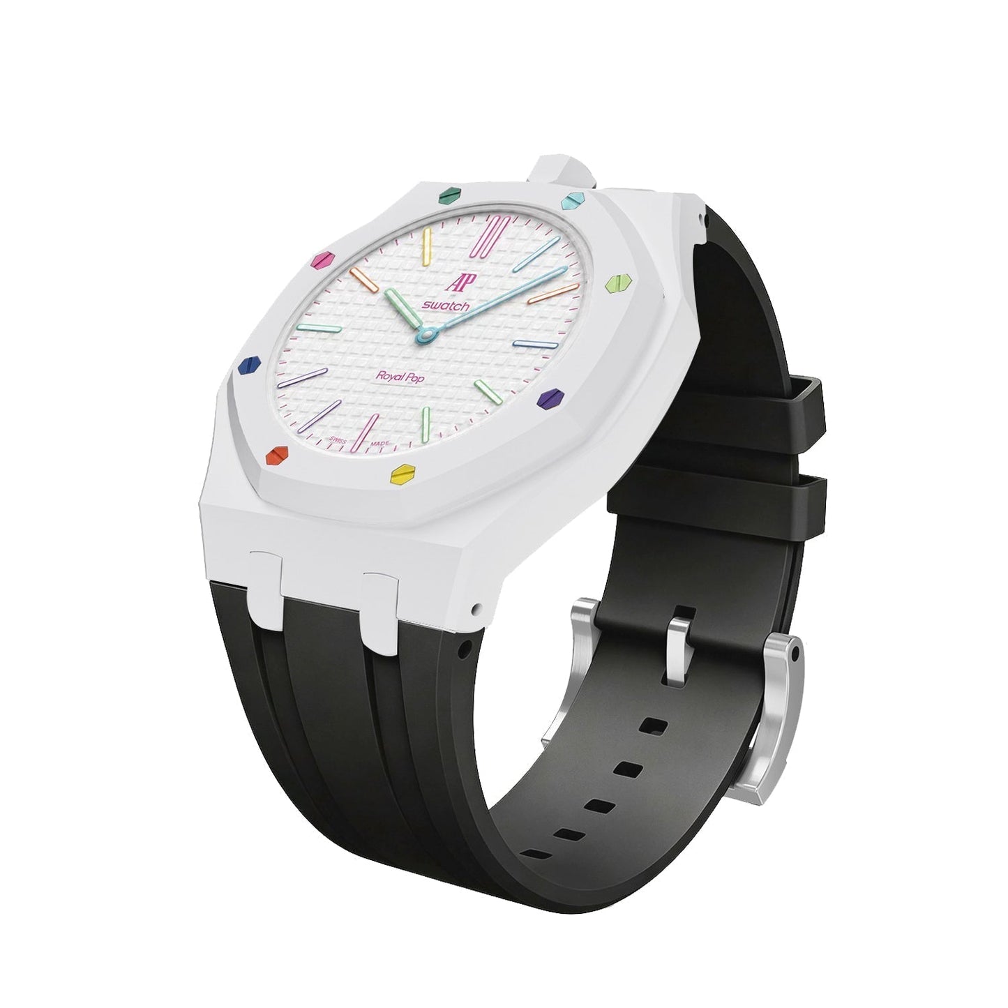 [KELA]Royal Oak Pop Exclusive Bioceramic Case & Silicone Strap Mix Color