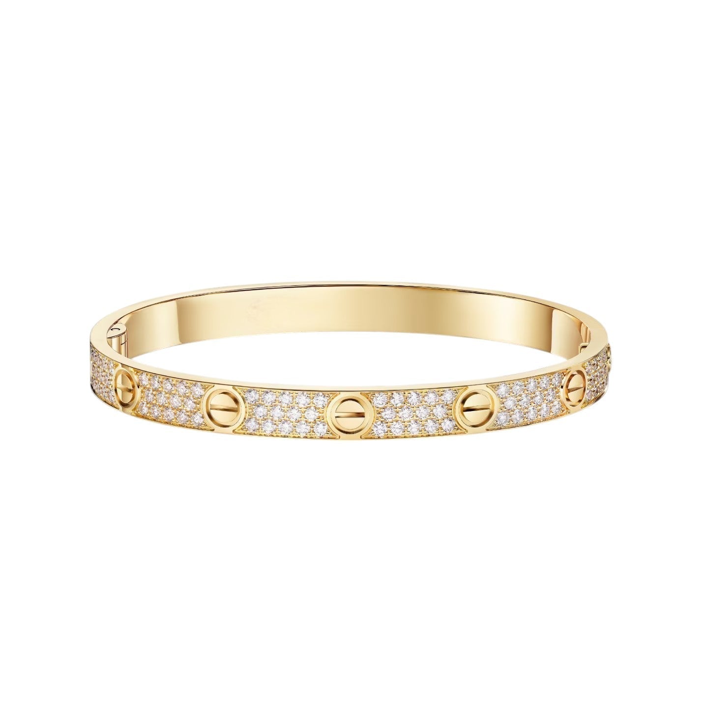 [KELA]CLASSIC 6.1MM LOVE BANGLE - FULL PAVÉ