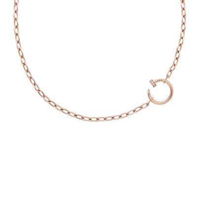 [KELA]CLOU DIAMOND NAIL PENDANT NECKLACE