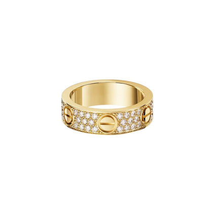 [KELA]LOVE 5.5MM FULL-PAVÉ DIAMOND RING