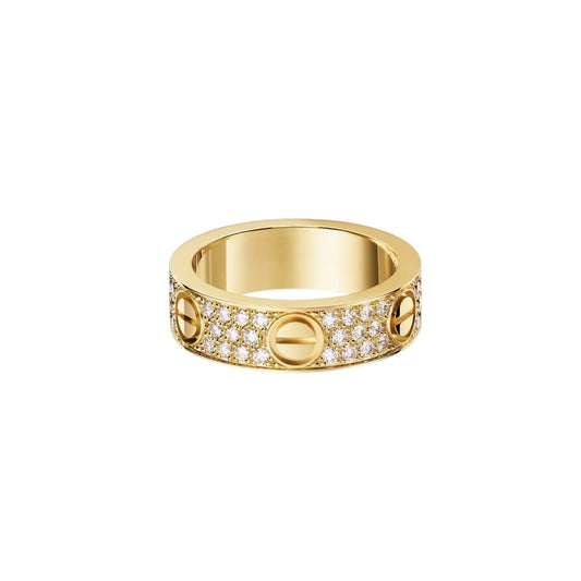 [KELA]LOVE 5.5MM FULL-PAVÉ DIAMOND RING