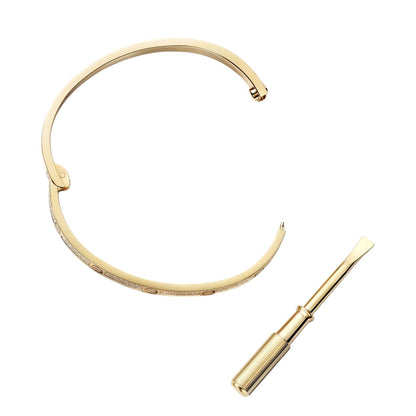 [KELA]CLASSIC 3.65MM LOVE FULL PAVE BANGLE