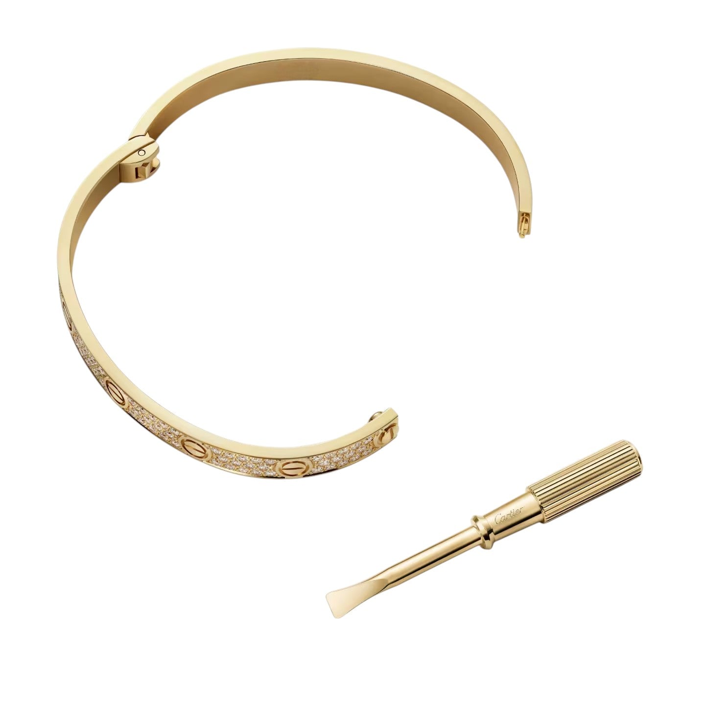 [KELA]CLASSIC 6.1MM LOVE BANGLE - FULL PAVÉ
