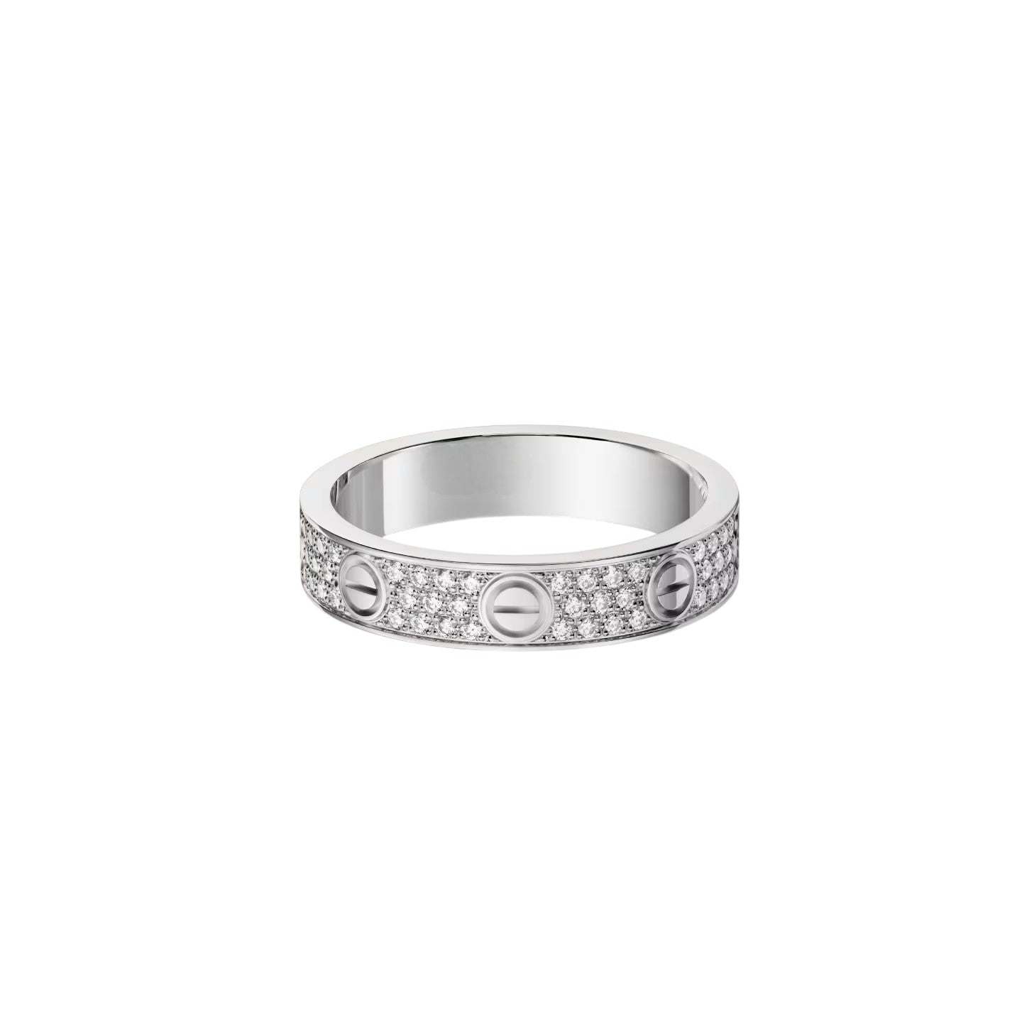 [KELA]LOVE 4MM PAVÉ DIAMOND RING