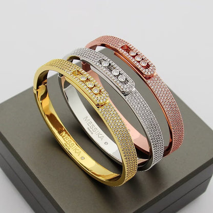 [KELA]MOVE NOA FULL-PAVÉ DIAMOND BANGLE BRACELET