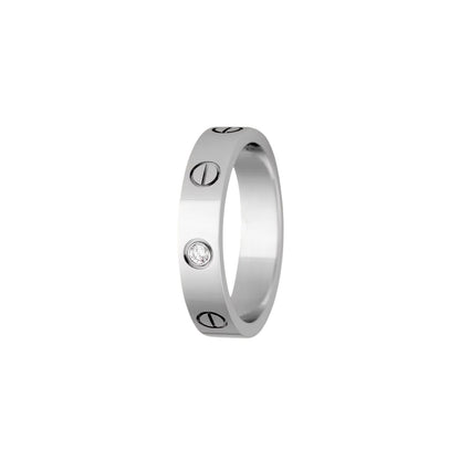 [KELA]LOVE 4MM 1 DIAMOND RING