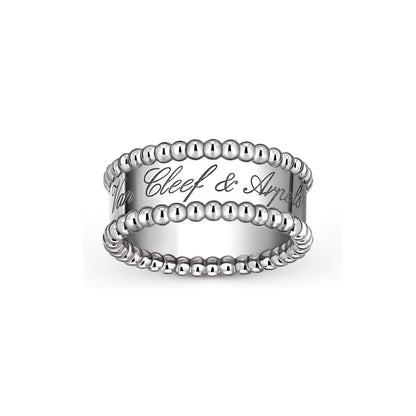 [KELA]SIGNATURE DUAL-BEADED BAND RING